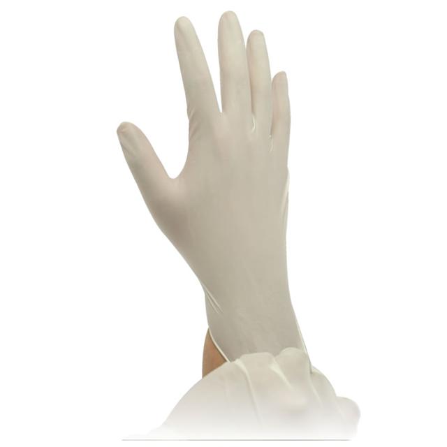 5005PF Showa® Single-Use Natural 3-Mil  Powder-Free Latex Gloves